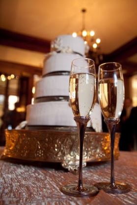 bolo com champagne casamento economico 4