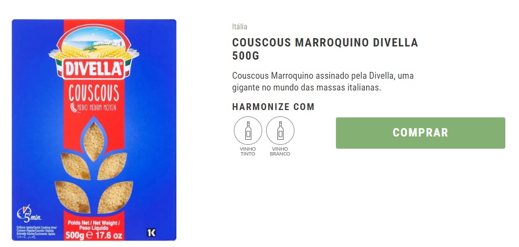 Couscous Marroquino Divella 500g