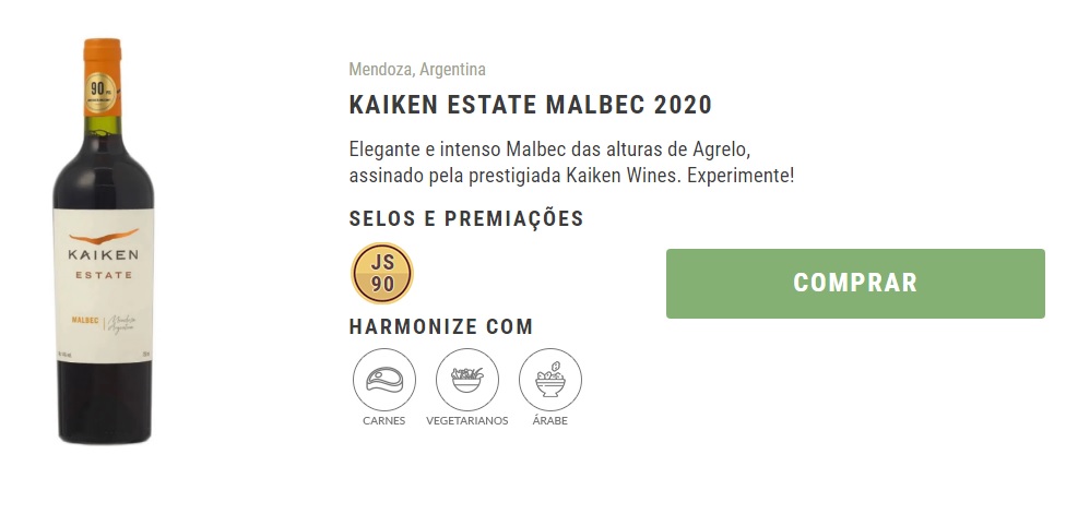 Kaiken Estate Malbec 2020