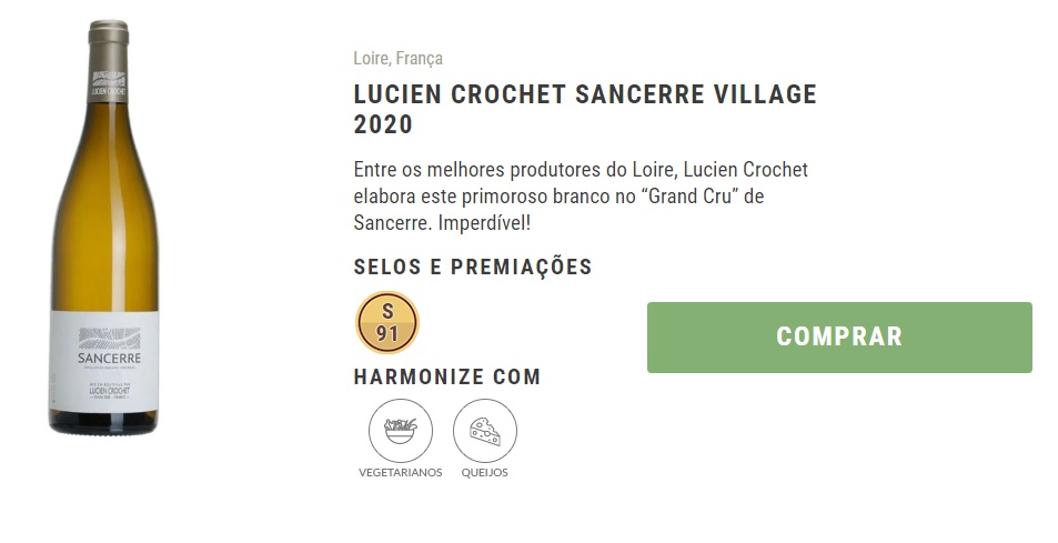 Lucien Crochet Sancerre Village 2020
