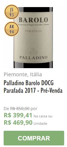 PALLADINO BAROLO DOCG PARAFADA 2017 PRE VENDA 1