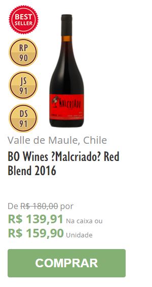 BO WINES MALCRIADO RED BLEND 2016